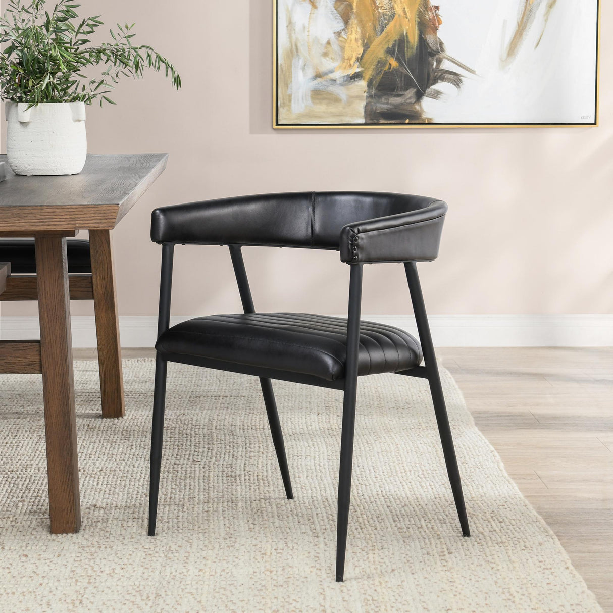 Preston Dining Chair - Midnight Raven by Classic Home at Eve Furniture