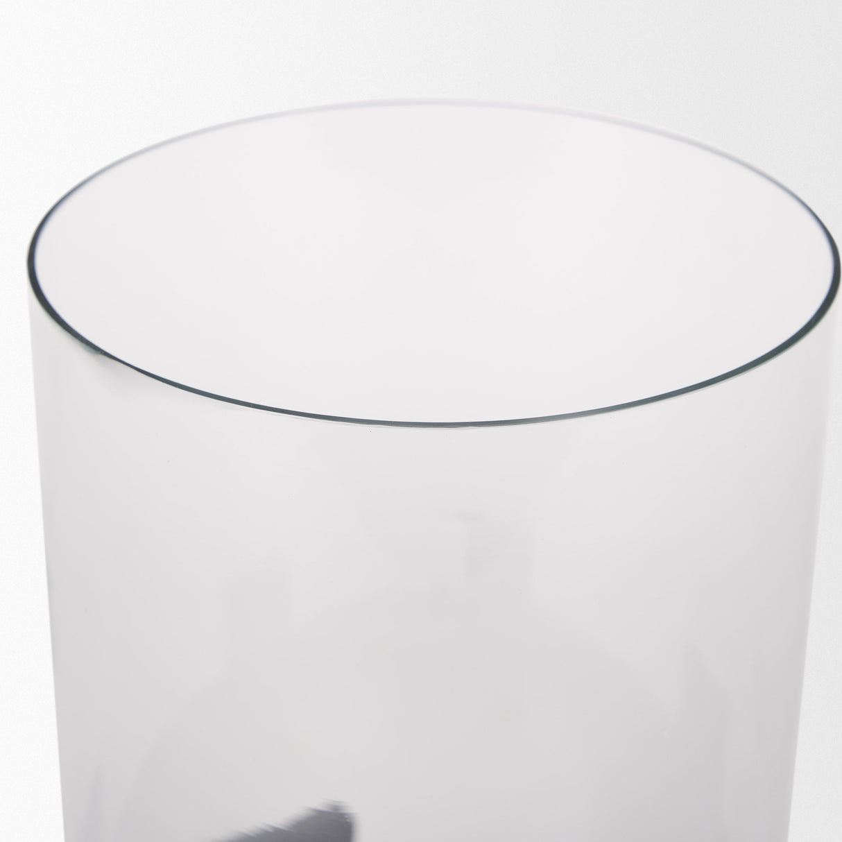 Price Small Matte Black-Brown Metal w/ Glass Hurricane Candle Holder by Mercana at Eve Furniture