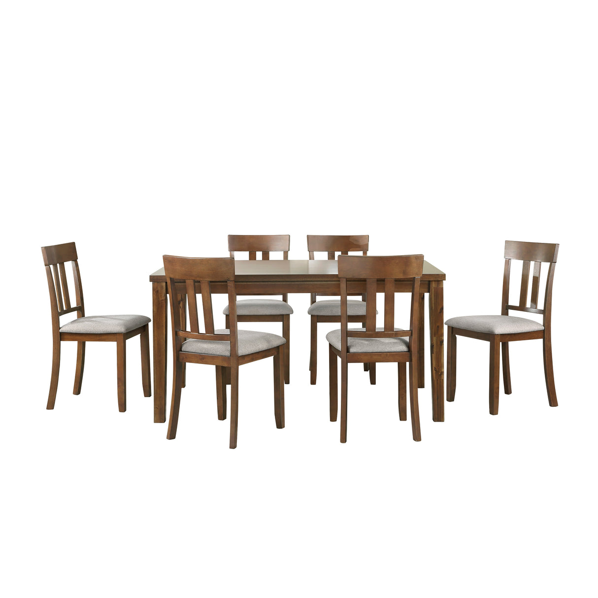 Prineville Cherry 7-Piece Pack Dinette Set by Homelegance at Eve Furniture