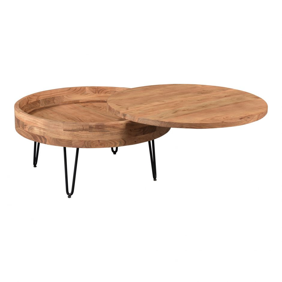 Privado Storage Coffee Table Natural by Moe's Home at Eve Furniture