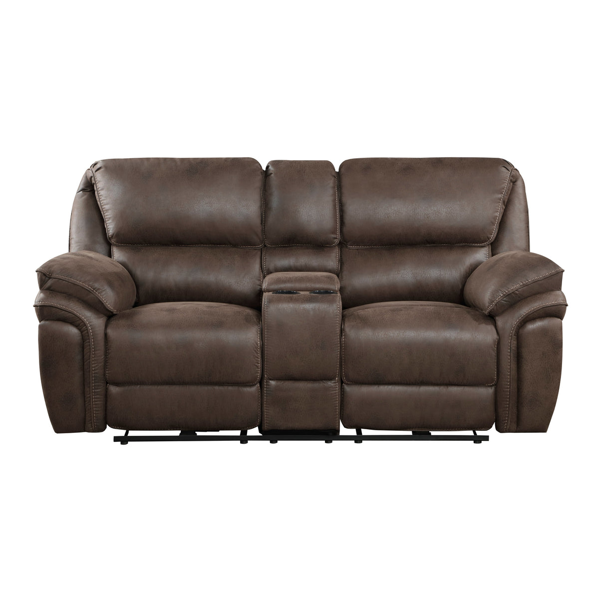 Proctor Brown 2-Piece Power Double Reclining Set by Homelegance at Eve Furniture