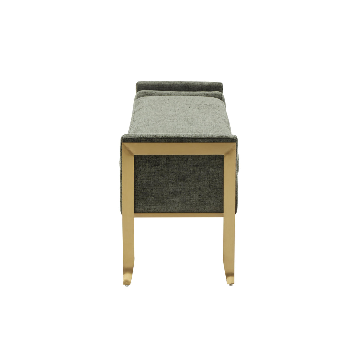 Ines Textured Velvet Bench by TOV Furniture at Eve Furniture