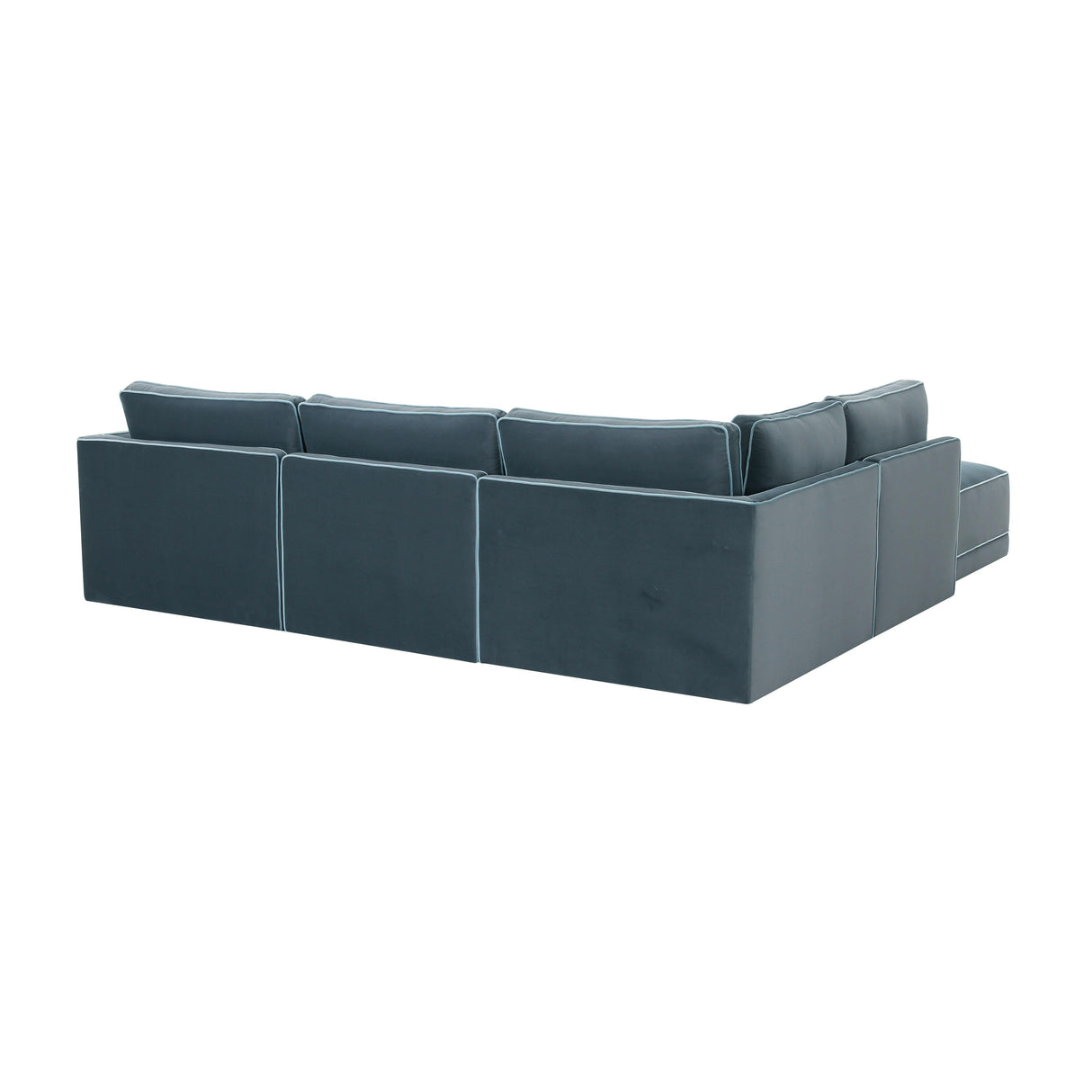 Willow Velvet Modular Left Arm Facing (LAF) Sectional by TOV Furniture at Eve Furniture