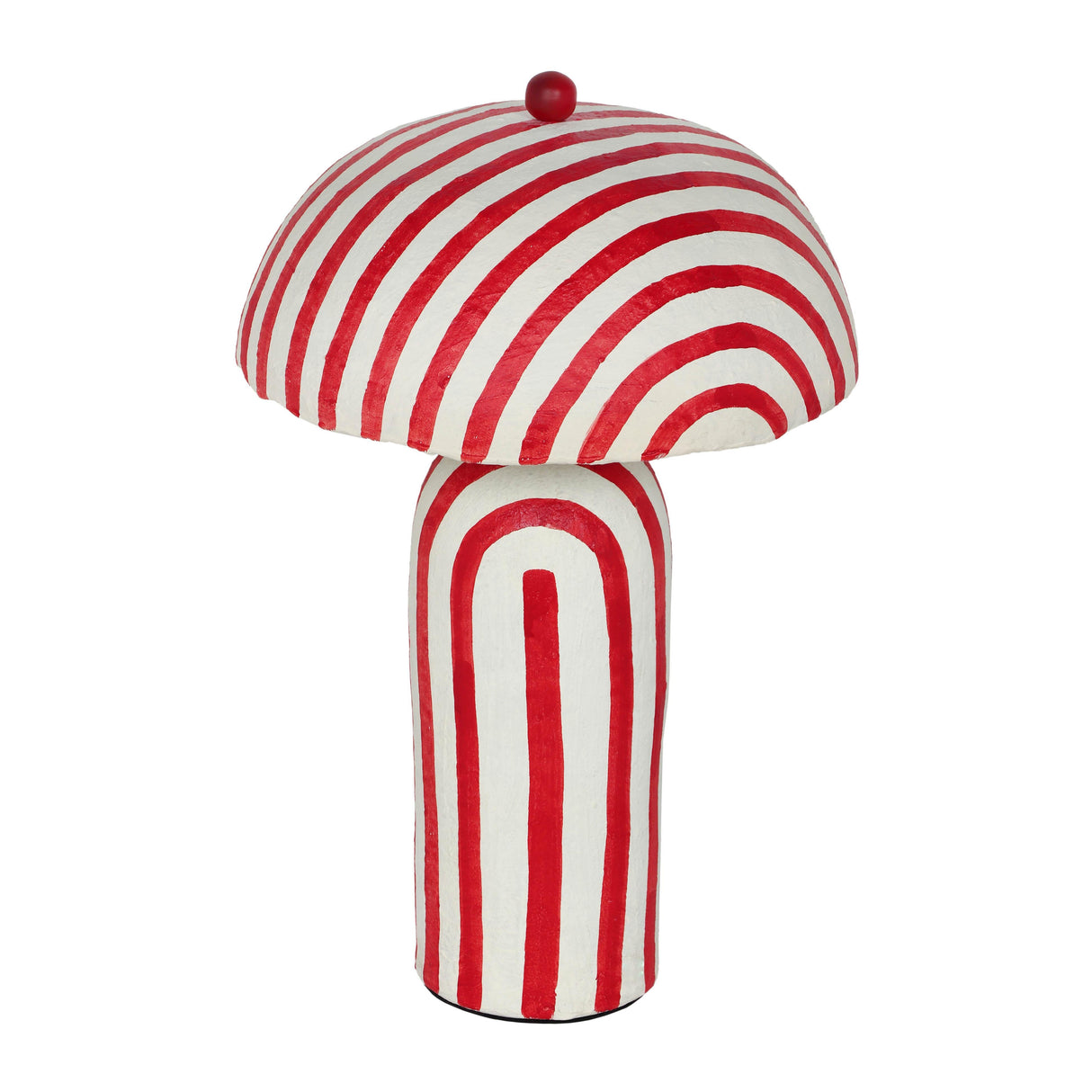 Maiori Striped Papier Mache Table Lamp by TOV Furniture at Eve Furniture