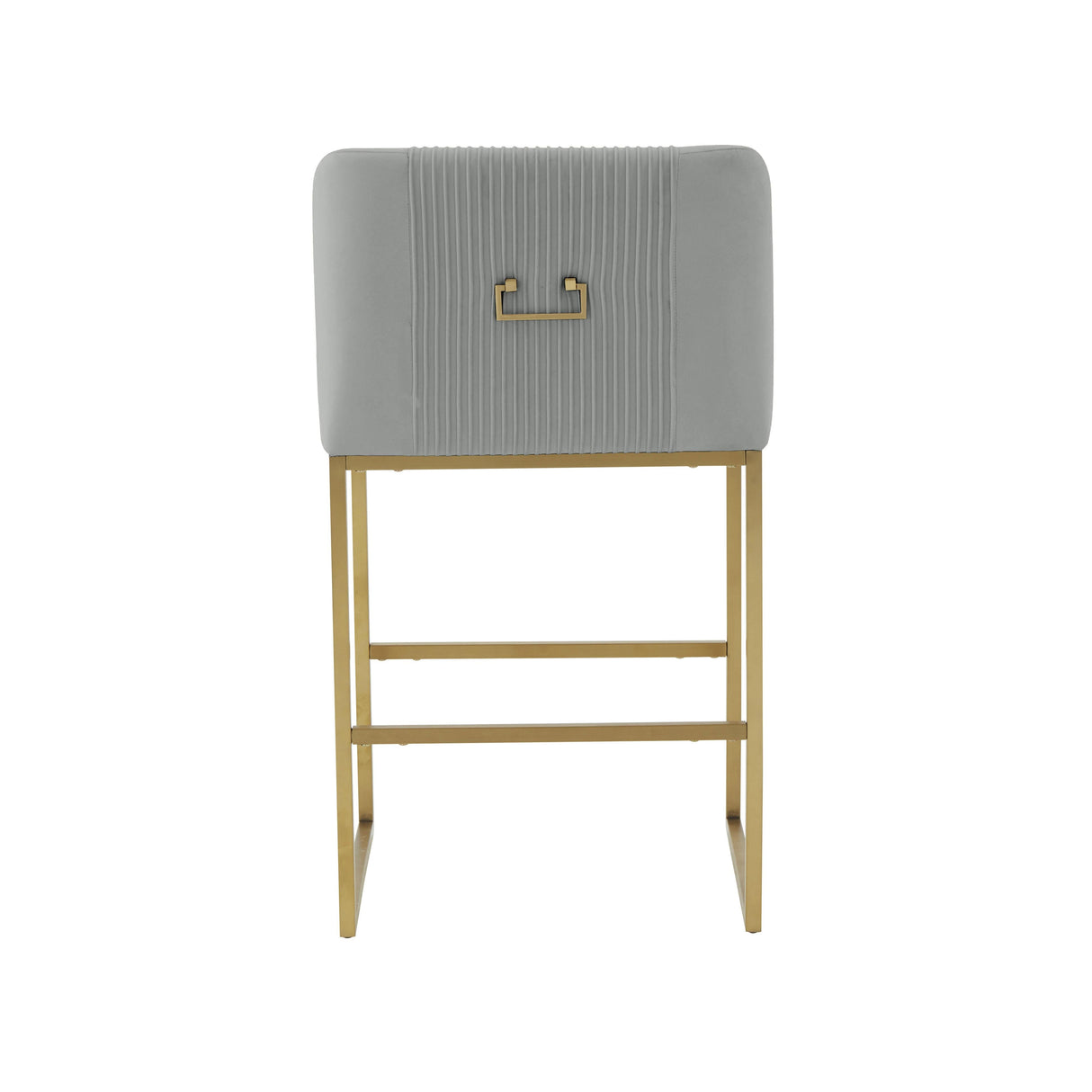 Lisa Pleated Velvet Counter Stool by Inspire Me! Home Decor by TOV Furniture at Eve Furniture