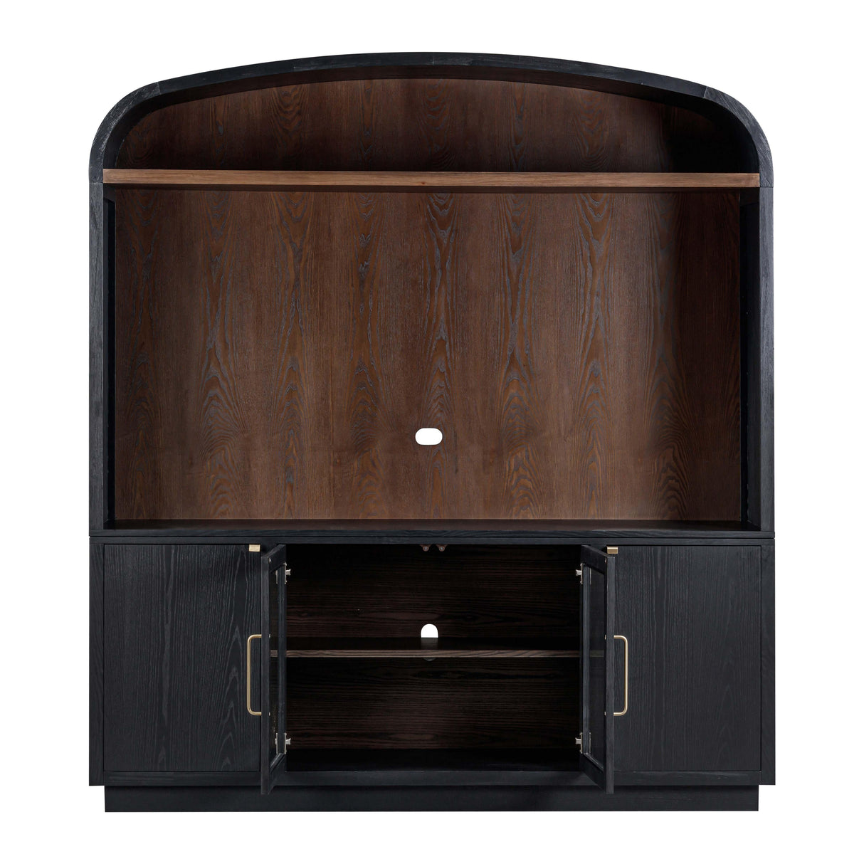 Marlow Wood Entertainment Center by TOV Furniture at Eve Furniture