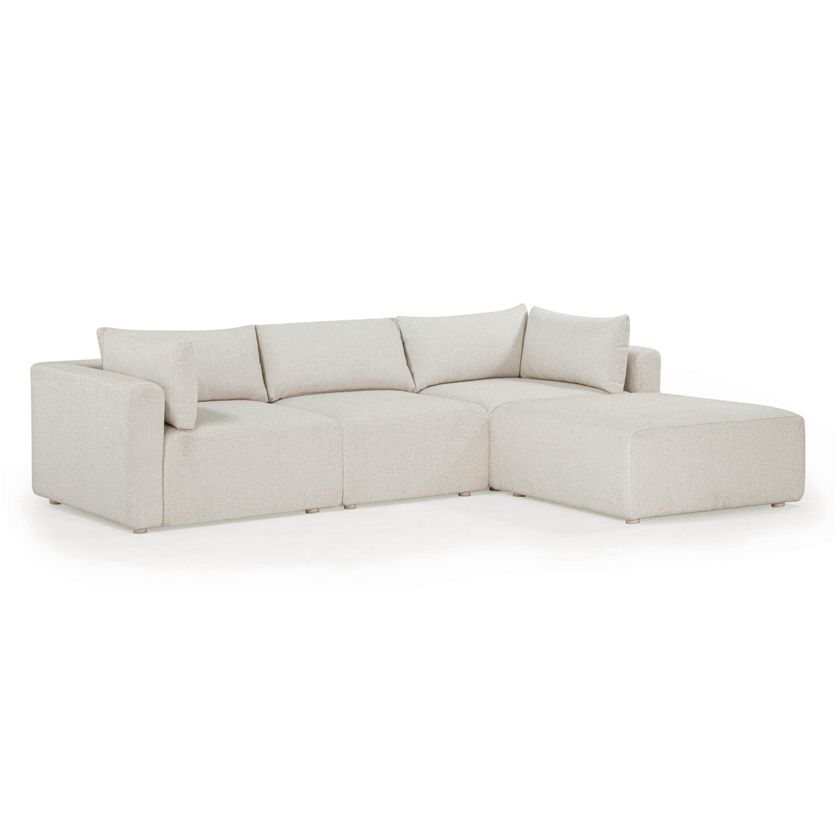 Hangover Cream Outdoor Modular Sectional by TOV Furniture at Eve Furniture