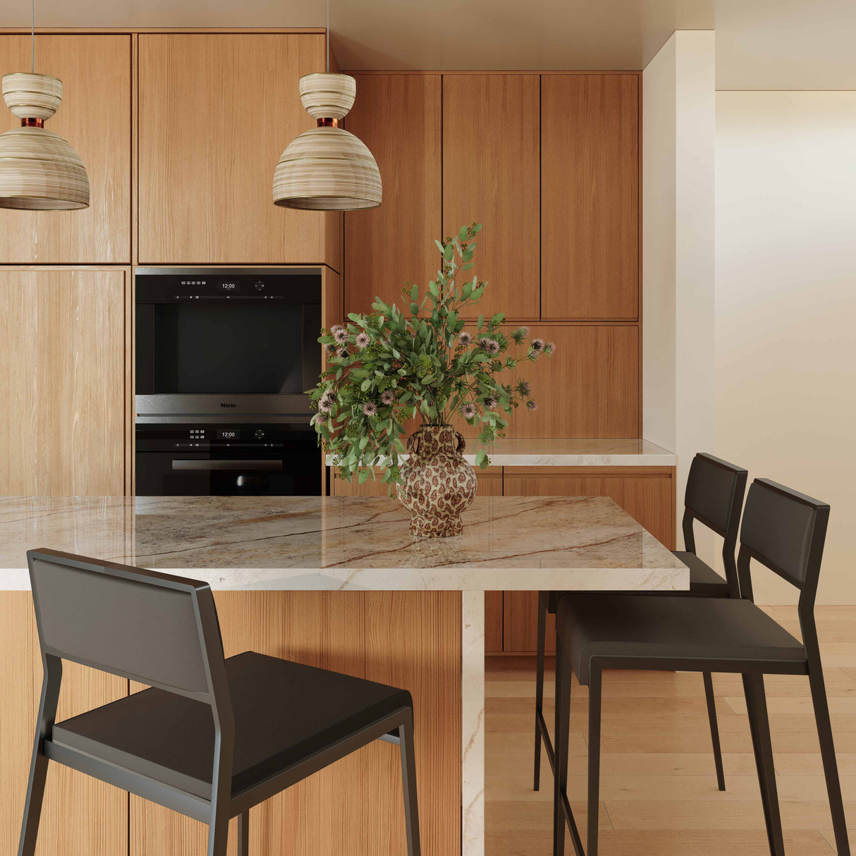 Gale Performance Vegan Leather Stackable Stool - Set of 2 by TOV Furniture at Eve Furniture