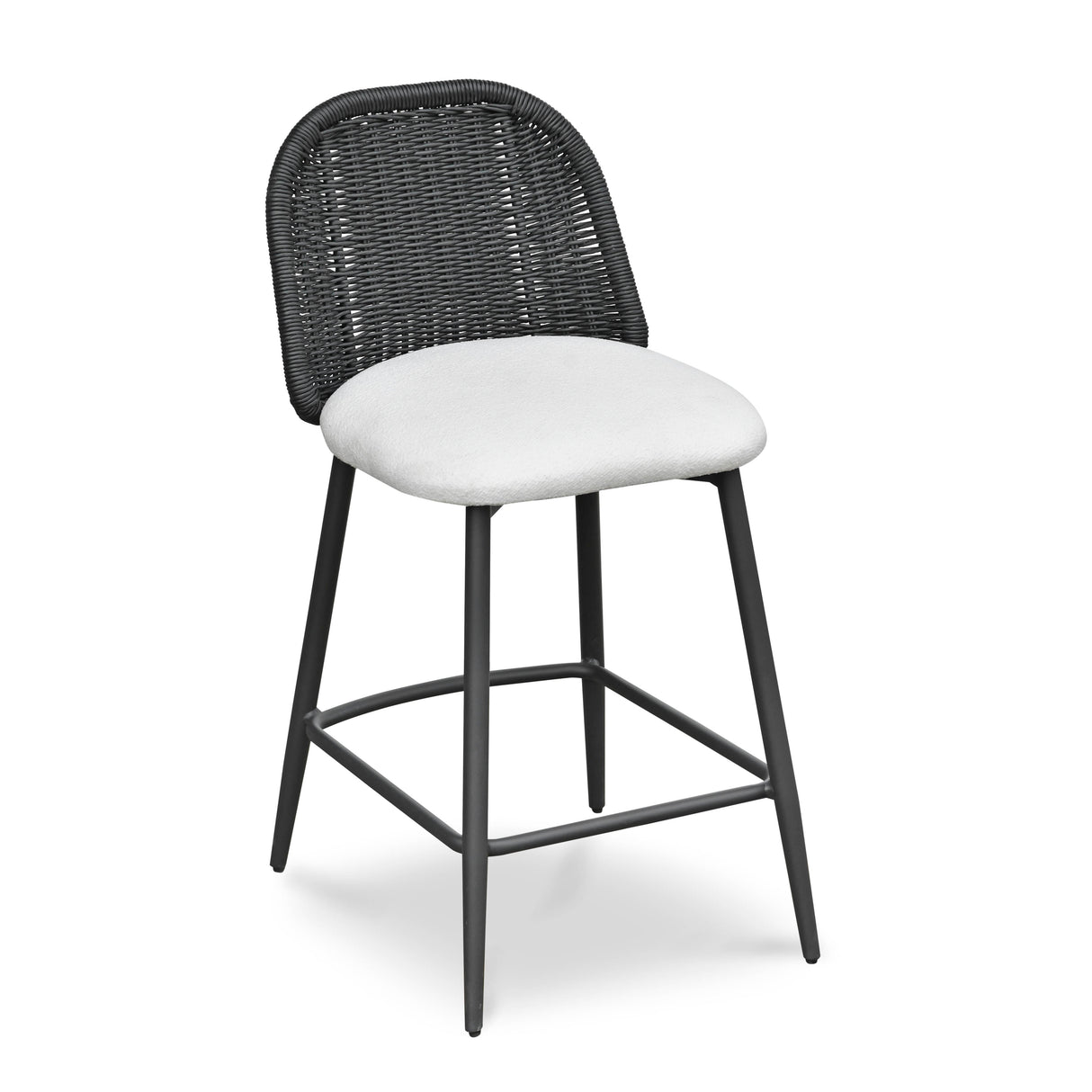 Alexa Performance Fabric Outdoor Stool by TOV Furniture at Eve Furniture