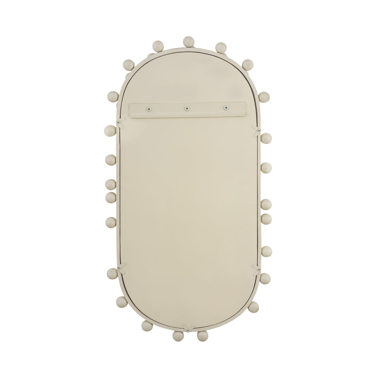 Bubbles Ivory Oval Wall Mirror by TOV Furniture at Eve Furniture