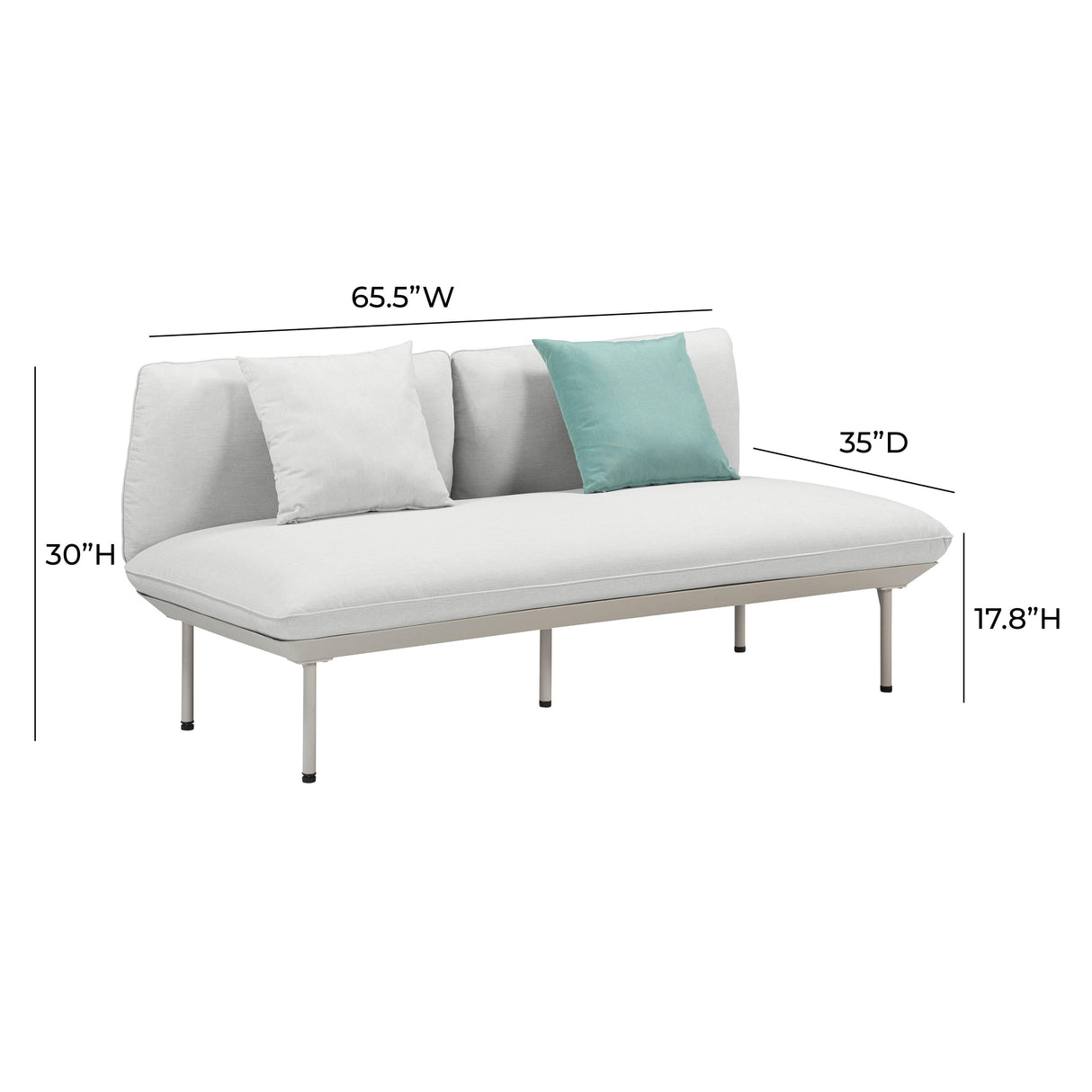 Katti Outdoor Loveseat by TOV Furniture at Eve Furniture