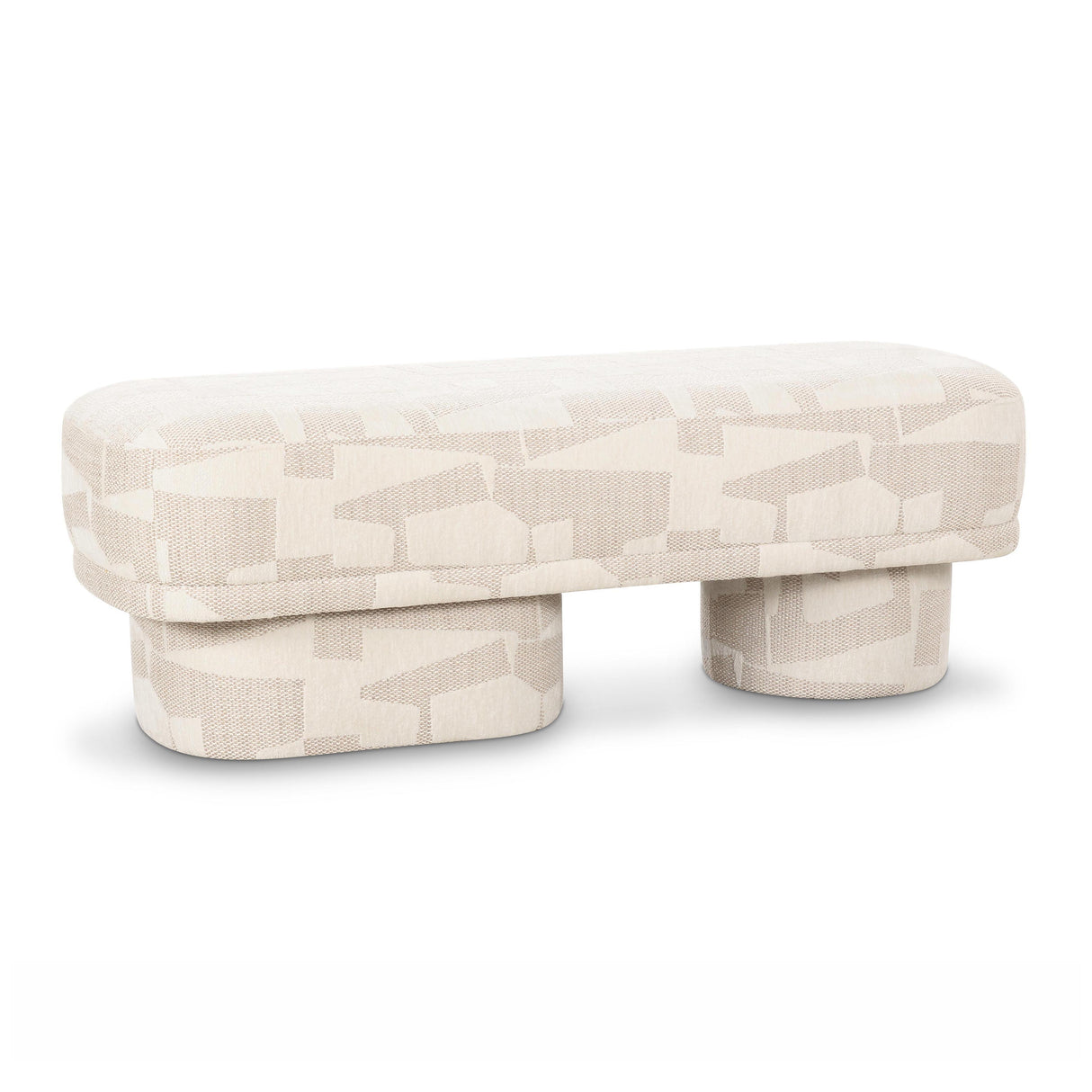 Lena Jacquard Bench by TOV Furniture at Eve Furniture