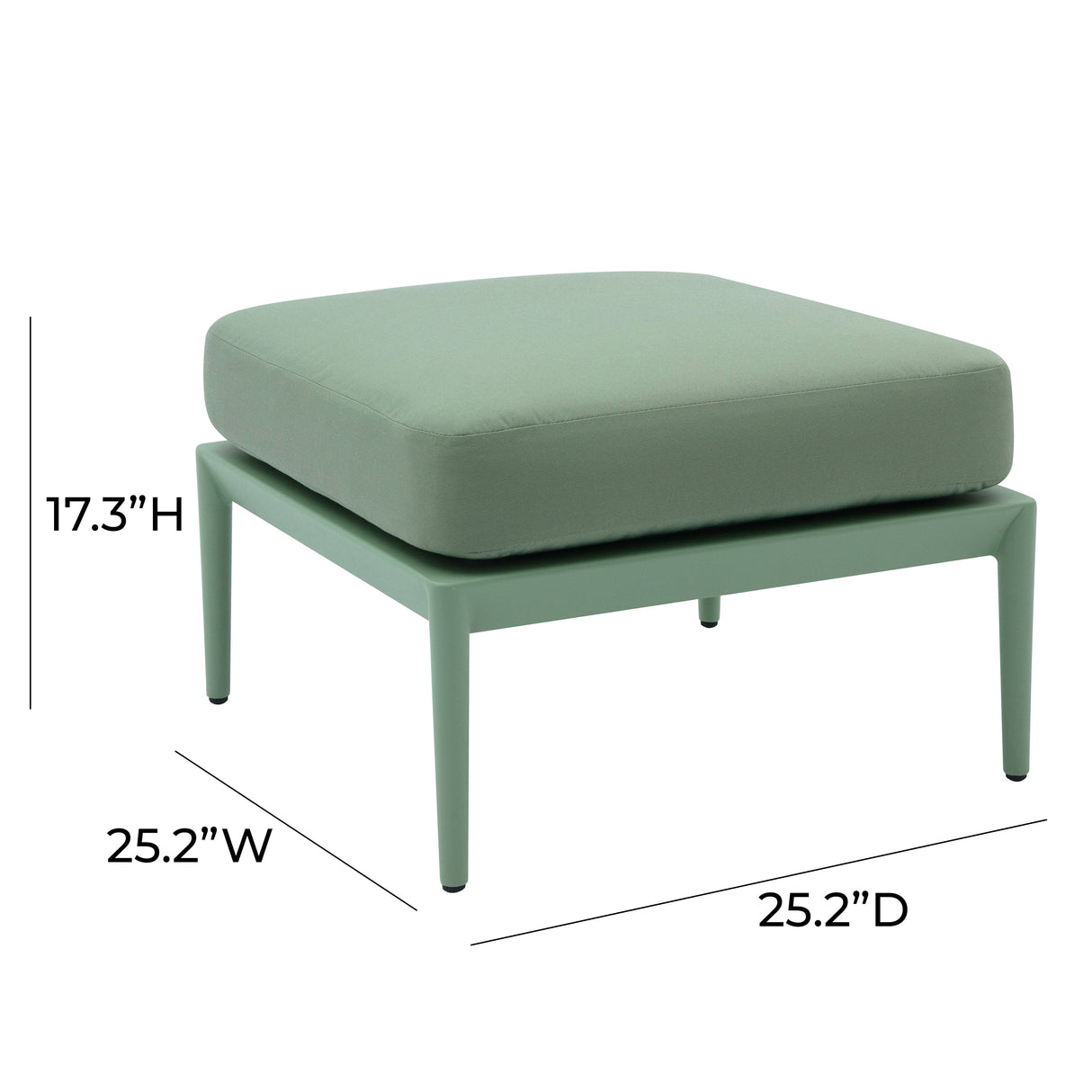 Kapri Outdoor Ottoman by TOV Furniture at Eve Furniture