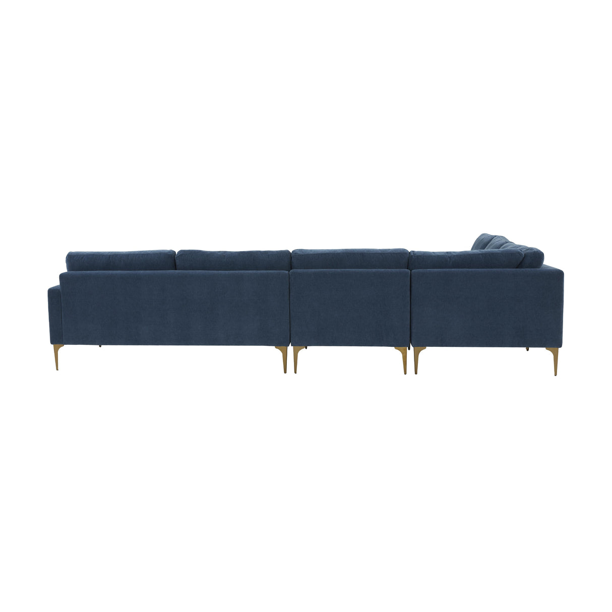 Serena Velvet Large L-Sectional by TOV Furniture at Eve Furniture