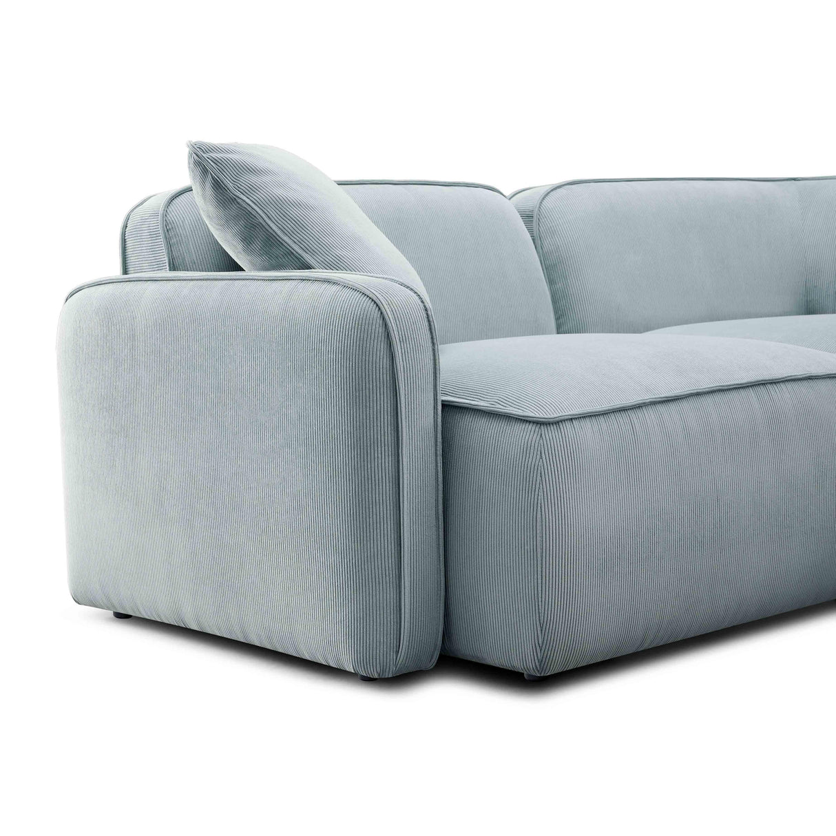 Travie Performance Corduroy Velvet Modular Loveseat by TOV Furniture at Eve Furniture