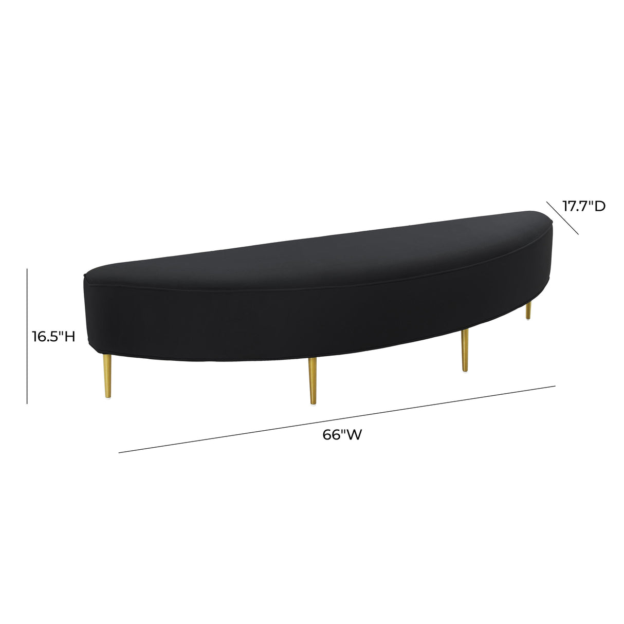 Bianca Velvet Bench by TOV Furniture at Eve Furniture