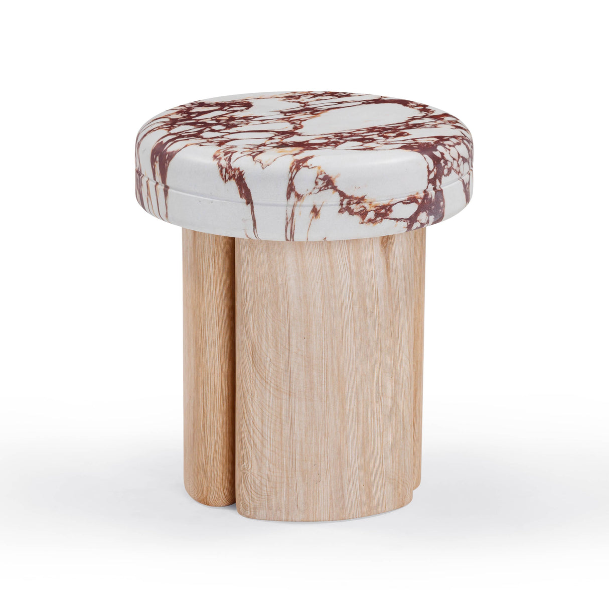 Sheila Textured Concrete Indoor / Outdoor Side Table by TOV Furniture at Eve Furniture