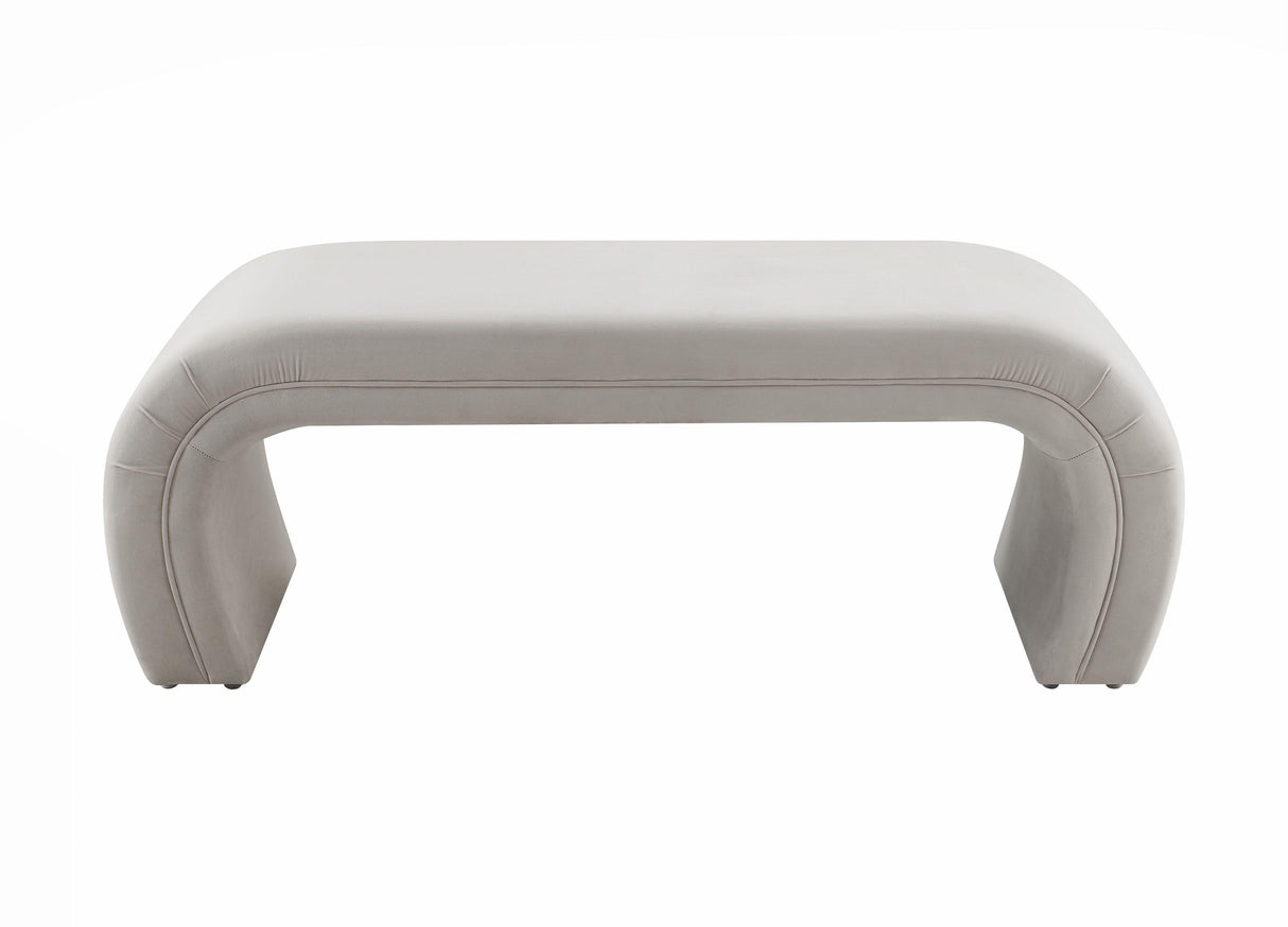 Kenya Velvet Bench by TOV Furniture at Eve Furniture