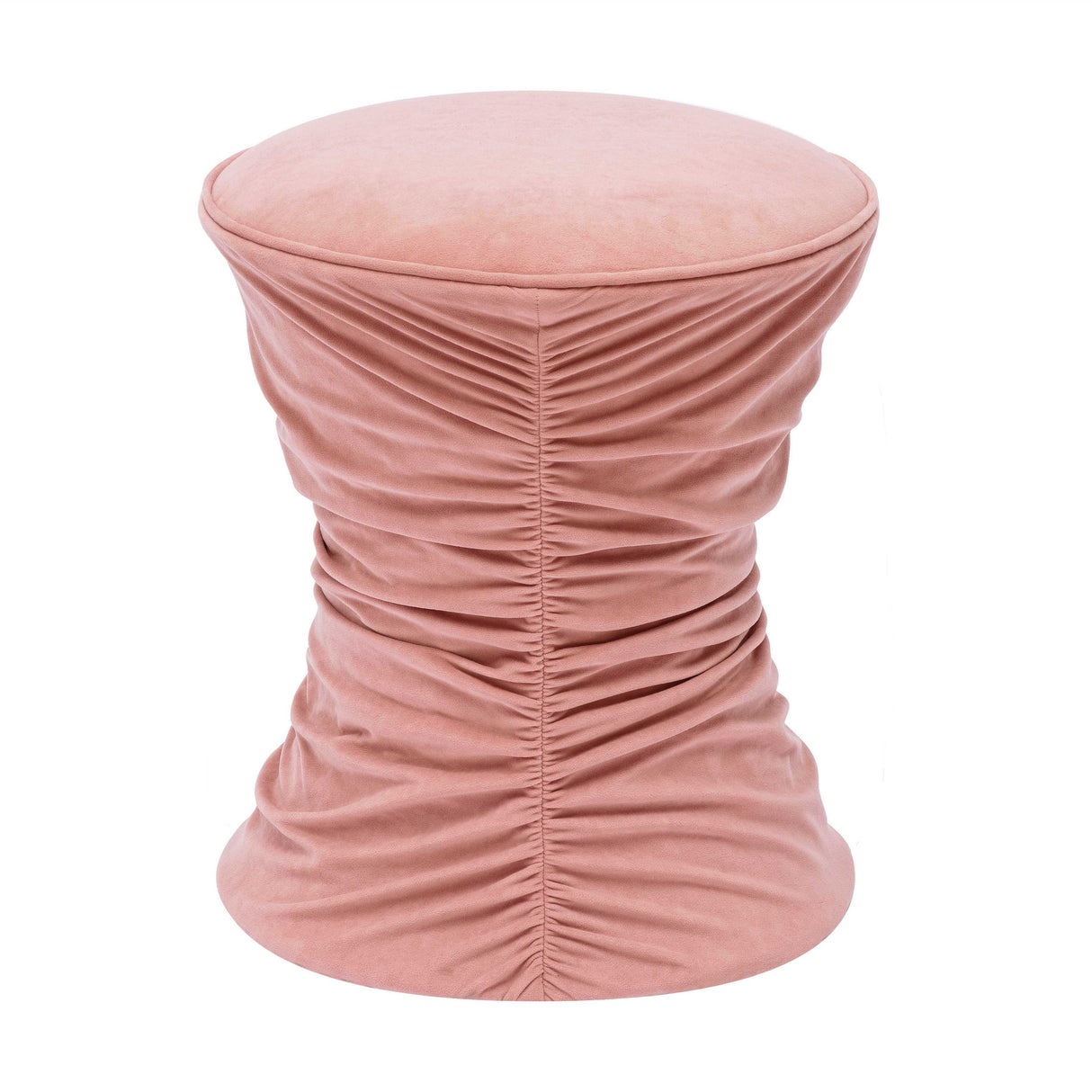 Bounce Ruched Velvet Adjustable Ottoman by TOV Furniture at Eve Furniture
