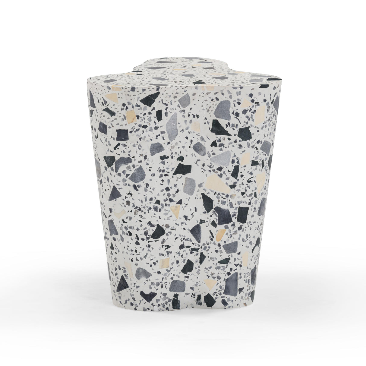 Slab Terrazzo Indoor/Outdoor Side Table by TOV Furniture at Eve Furniture