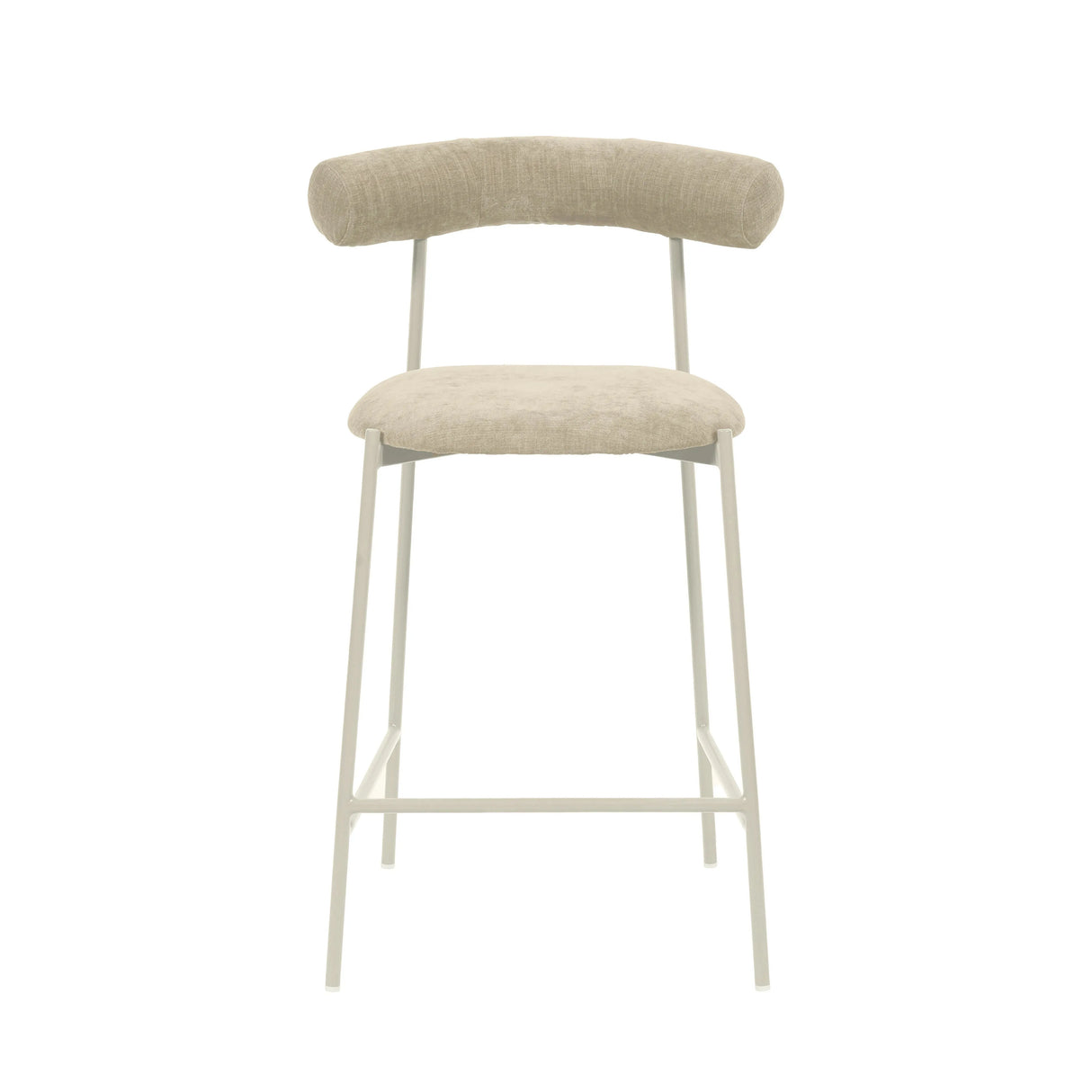 Liliana Performance Velvet Stool by TOV Furniture at Eve Furniture
