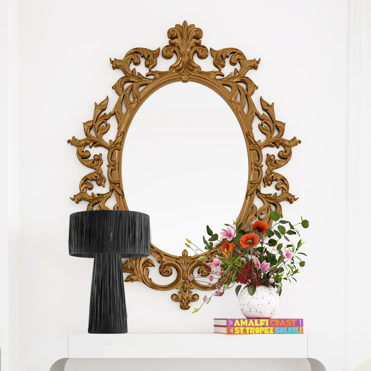 Shelby Raffia Table Lamp by TOV Furniture at Eve Furniture