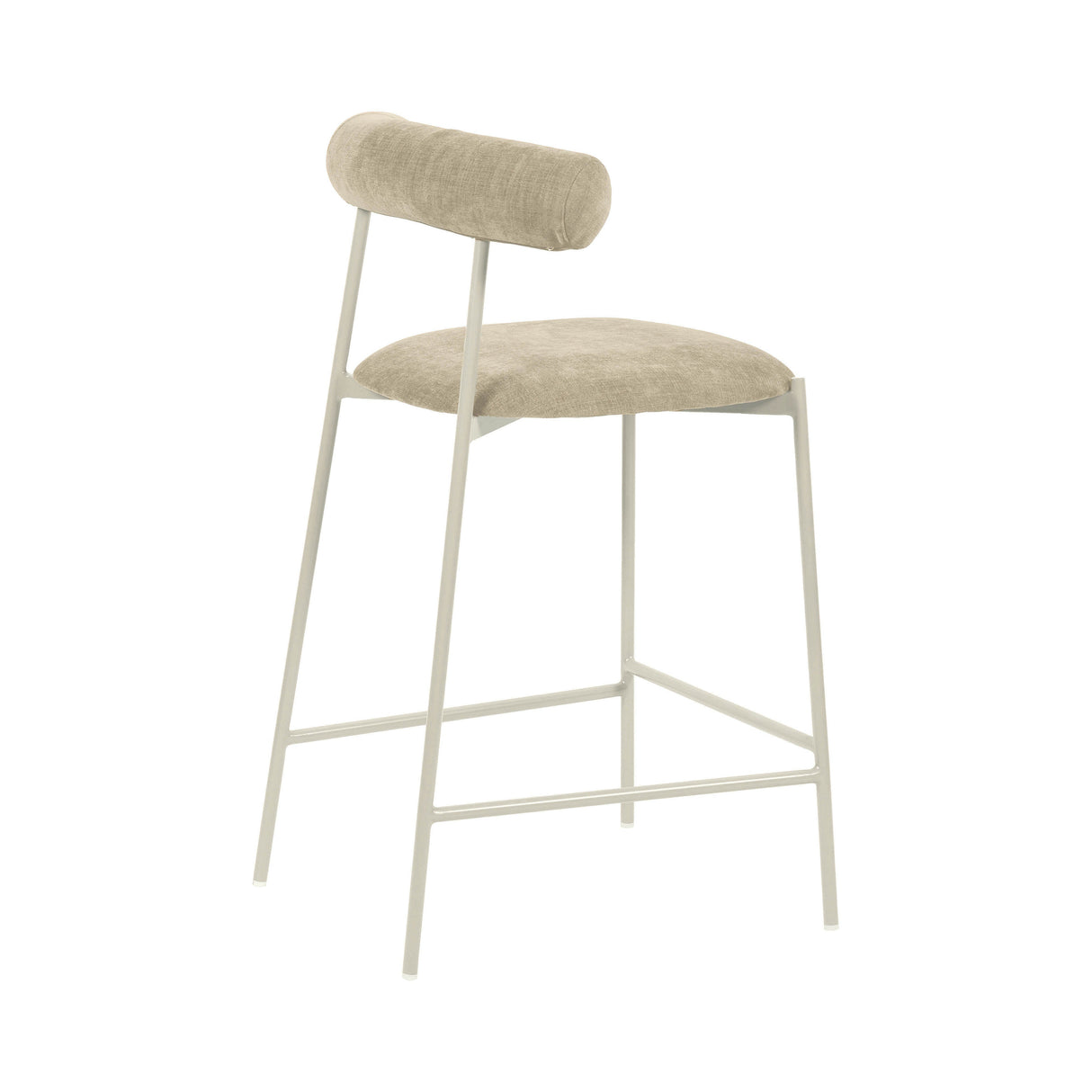 Liliana Performance Velvet Stool by TOV Furniture at Eve Furniture