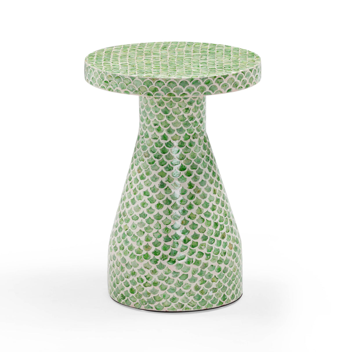 Halio Shell Side Table by TOV Furniture at Eve Furniture