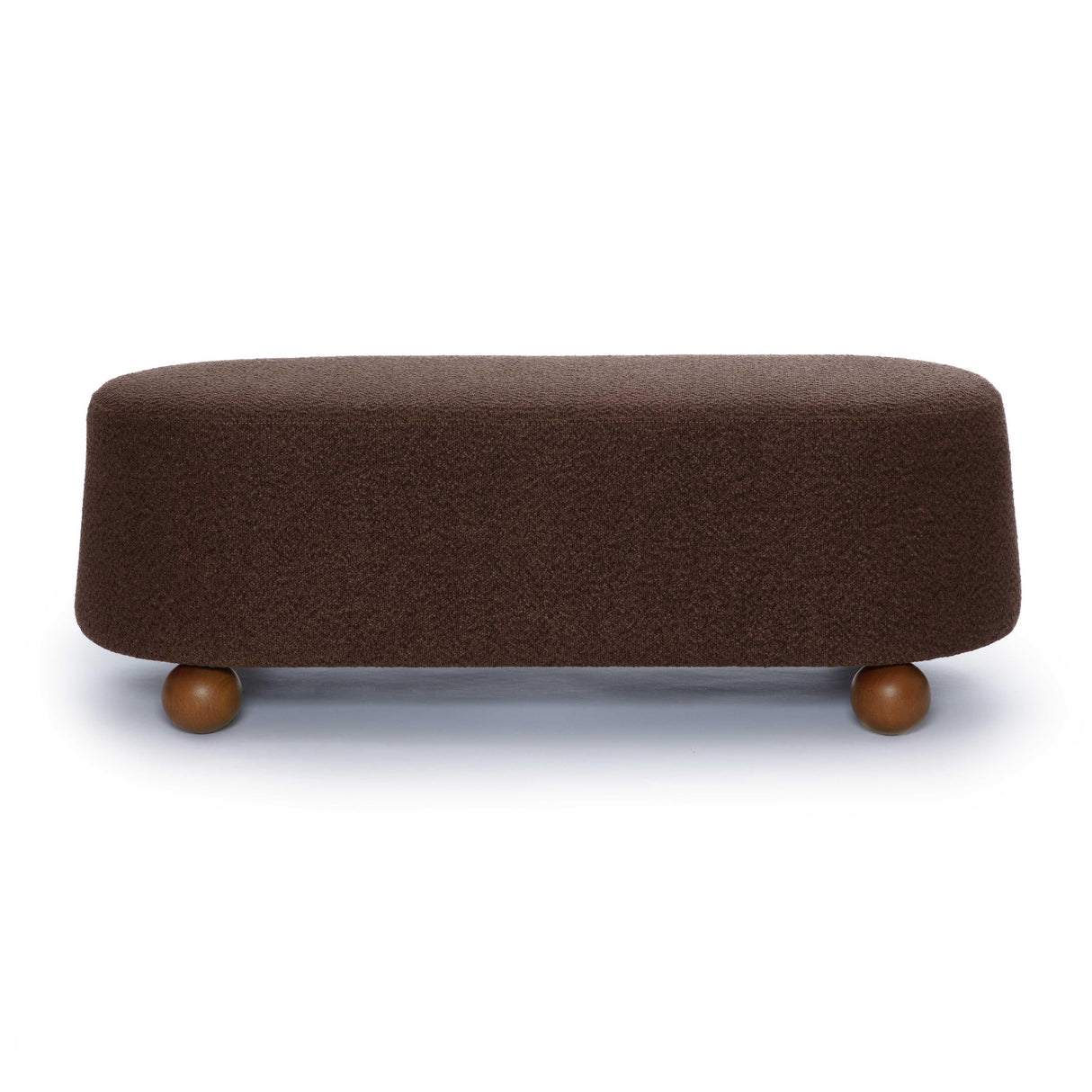 Jaine Boucle Large Ottoman by TOV Furniture at Eve Furniture