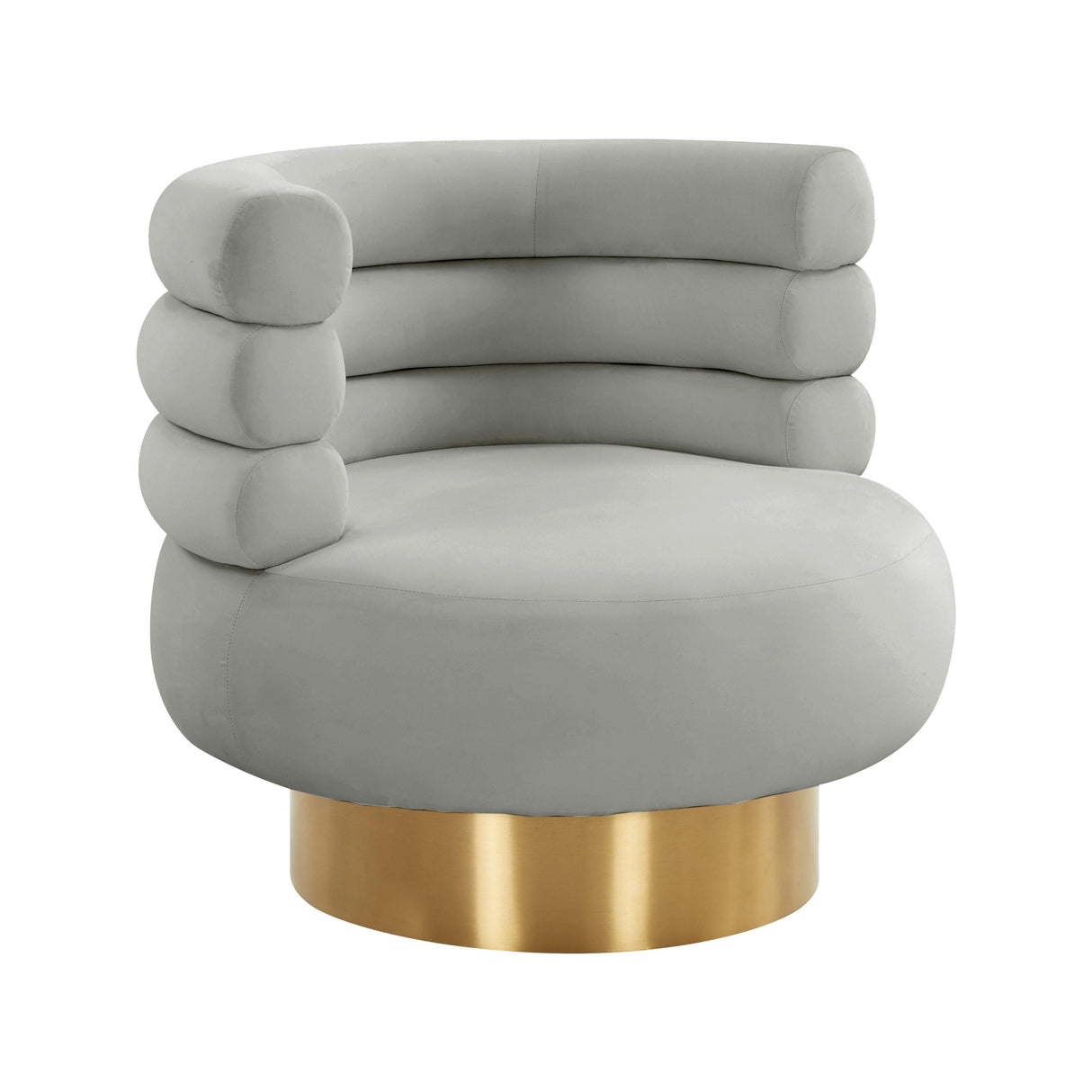 Naomi Velvet Swivel Chair by TOV Furniture at Eve Furniture
