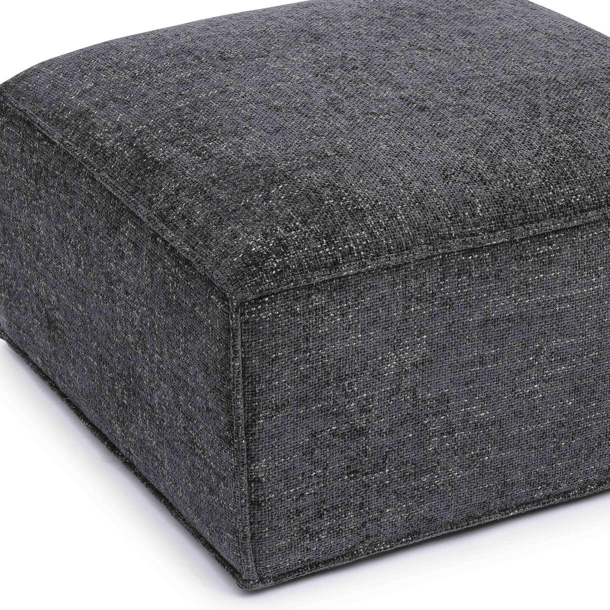 Mindy Chenille Basketweave Ottoman by TOV Furniture at Eve Furniture