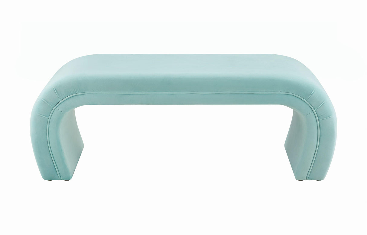 Kenya Velvet Bench by TOV Furniture at Eve Furniture