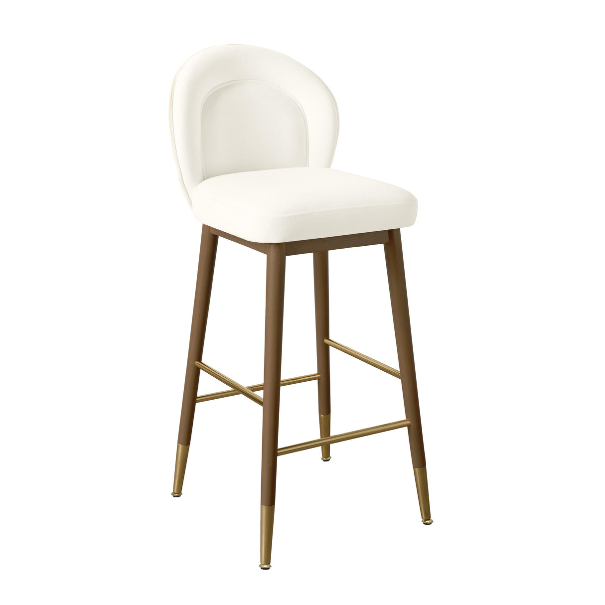 Hailey Velvet Stool by TOV Furniture at Eve Furniture