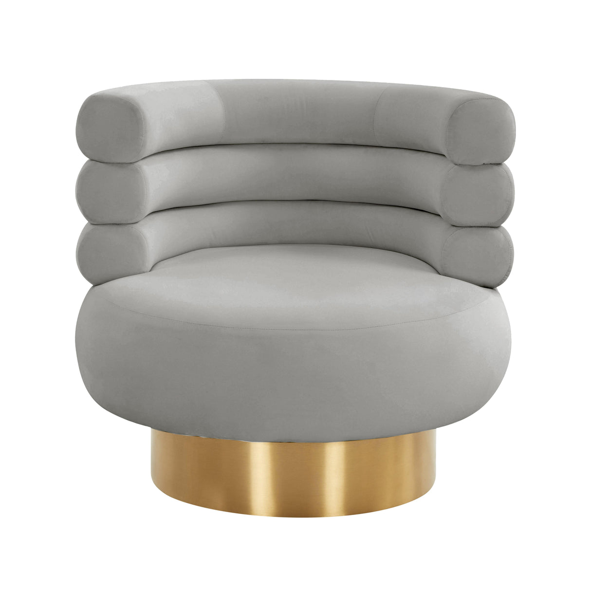 Naomi Velvet Swivel Chair by TOV Furniture at Eve Furniture