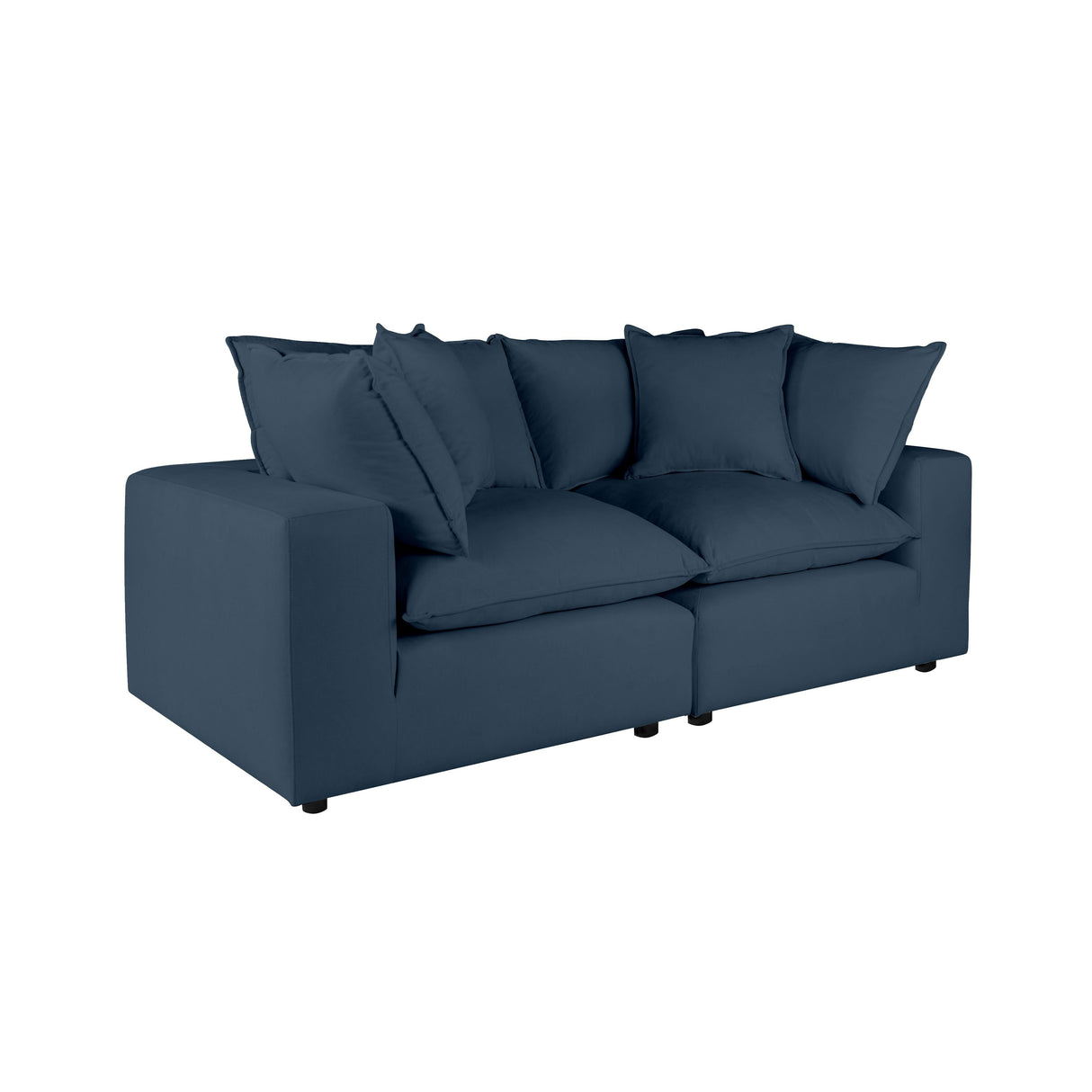 Cali Performance Fabric Modular Loveseat by TOV Furniture at Eve Furniture