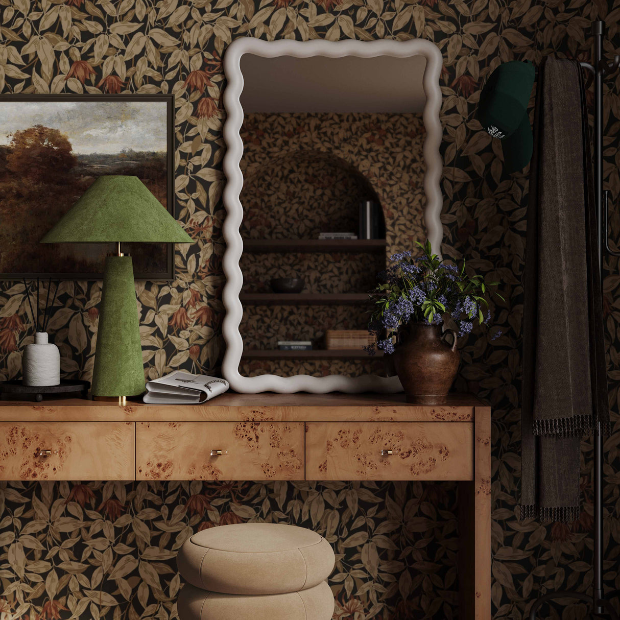 Graham Velvet Table Lamp by TOV Furniture at Eve Furniture