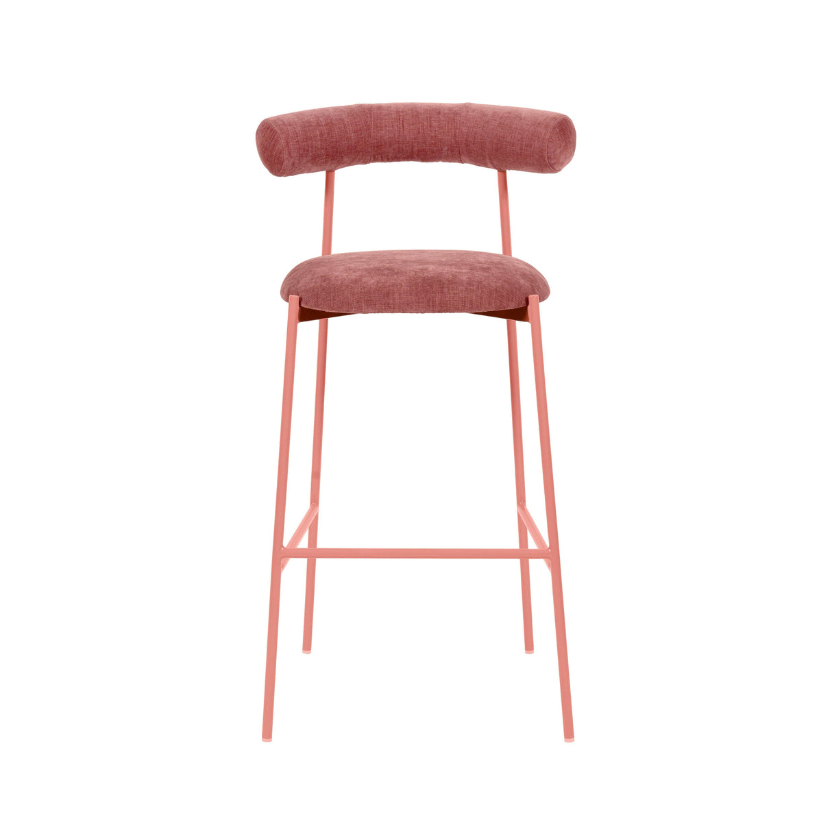 Liliana Performance Velvet Stool by TOV Furniture at Eve Furniture