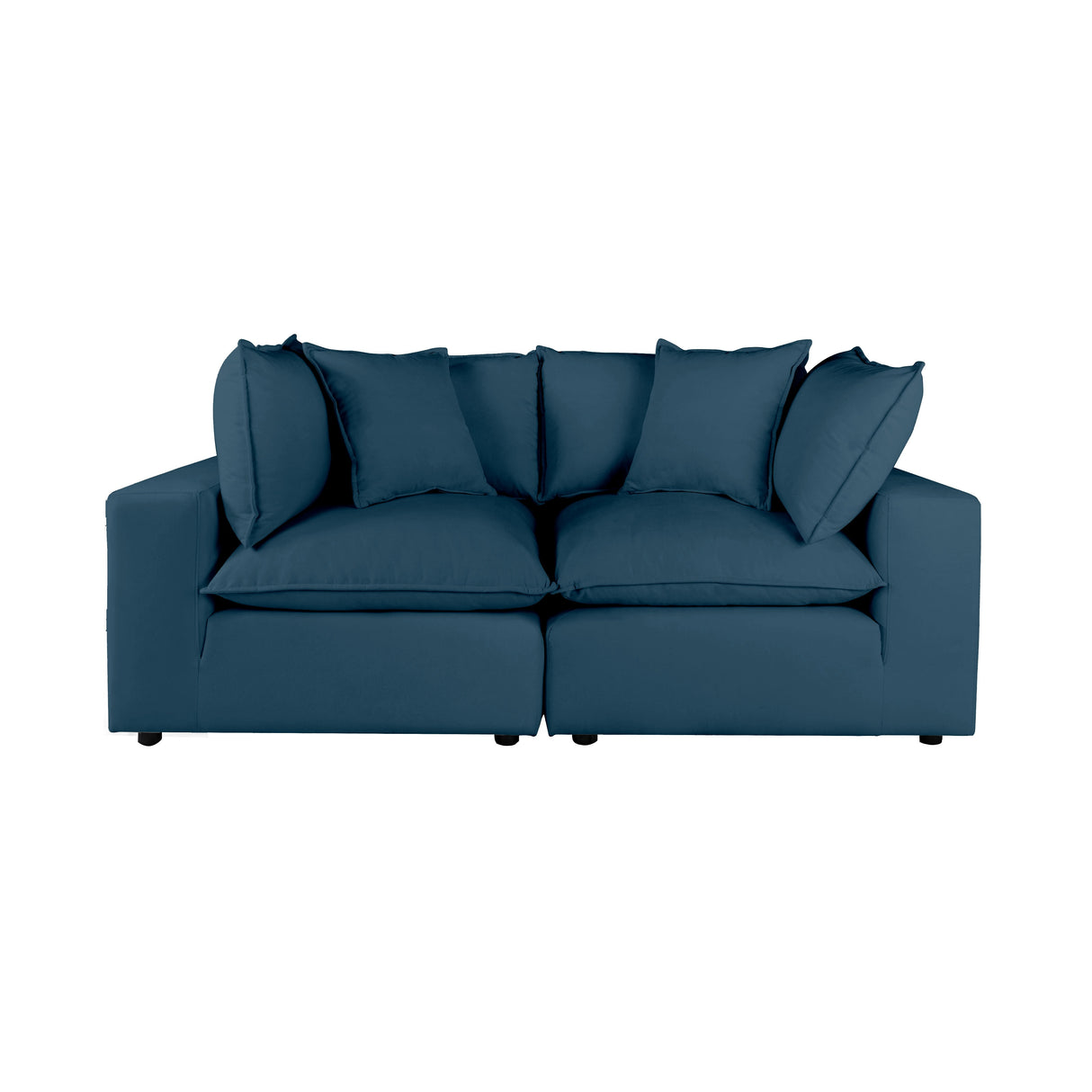 Cali Performance Fabric Modular Loveseat by TOV Furniture at Eve Furniture