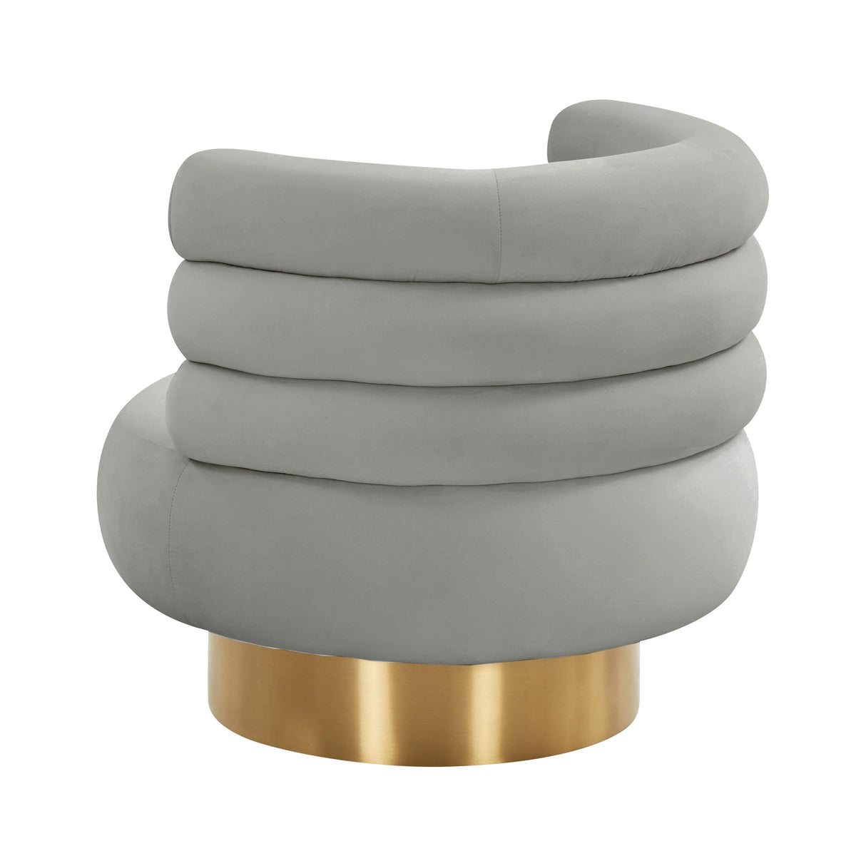 Naomi Velvet Swivel Chair by TOV Furniture at Eve Furniture