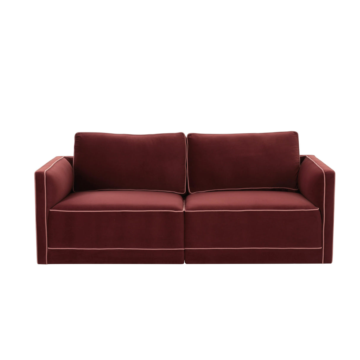 Willow Velvet Modular Loveseat by TOV Furniture at Eve Furniture
