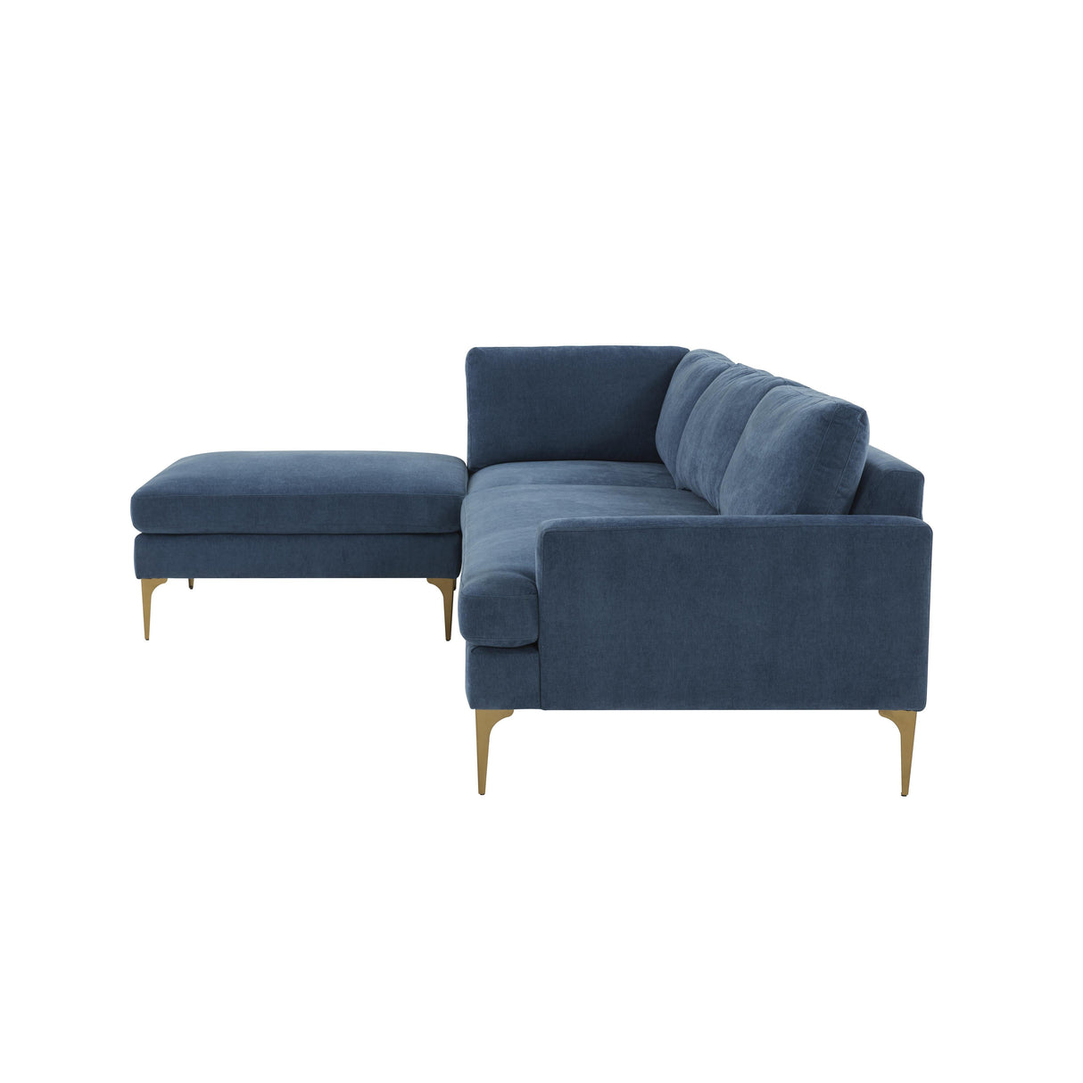 Serena Velvet Chaise Sectional by TOV Furniture at Eve Furniture