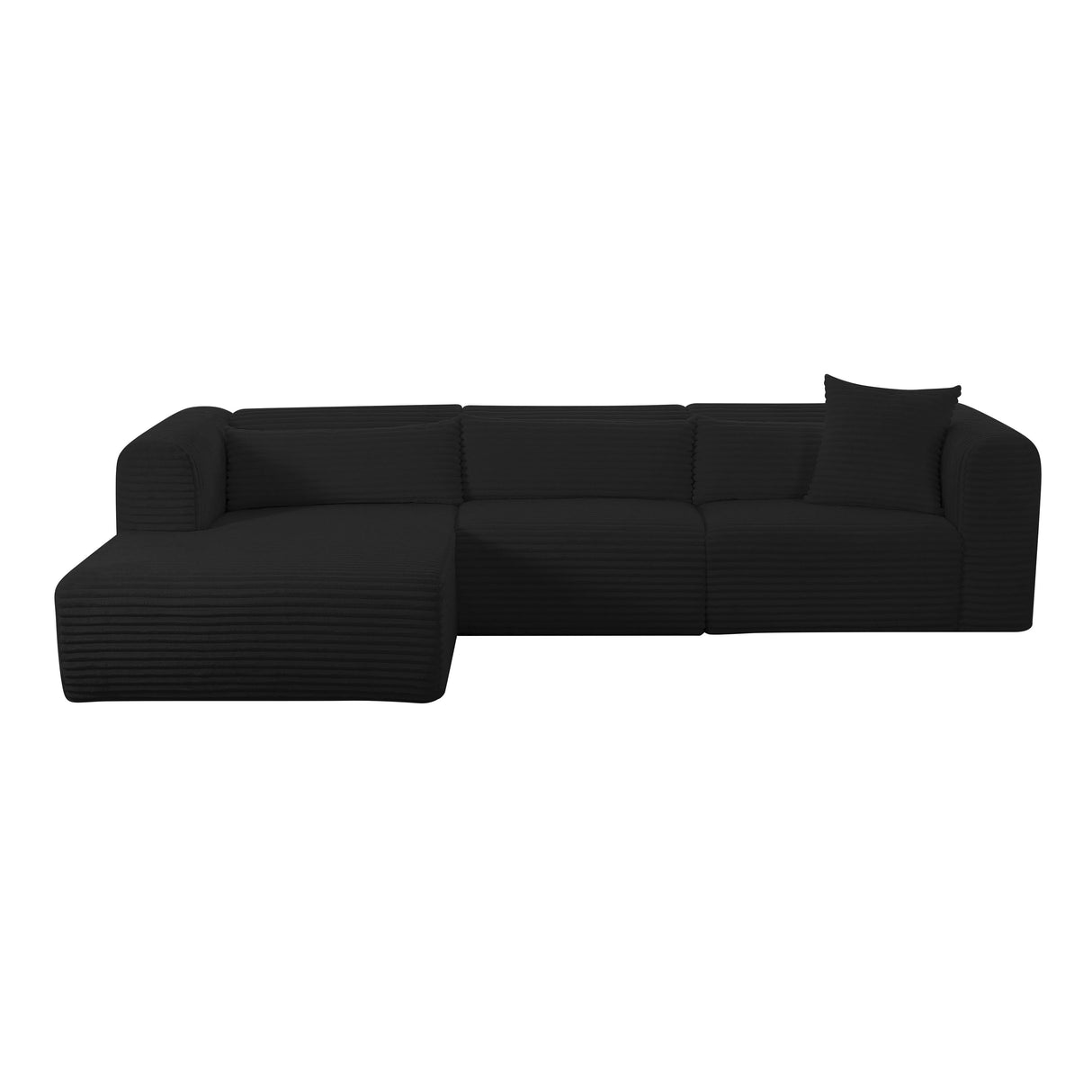Tarra Fluffy Oversized Corduroy Modular Sectional by TOV Furniture at Eve Furniture