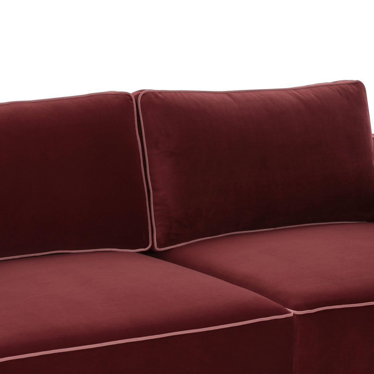 Willow Velvet Modular Loveseat by TOV Furniture at Eve Furniture