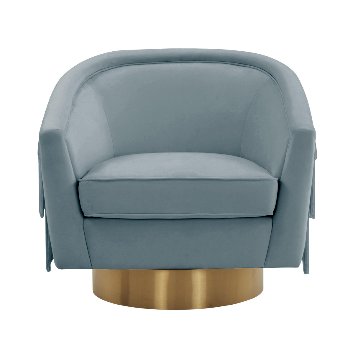 Flapper Velvet Swivel Chair by TOV Furniture at Eve Furniture