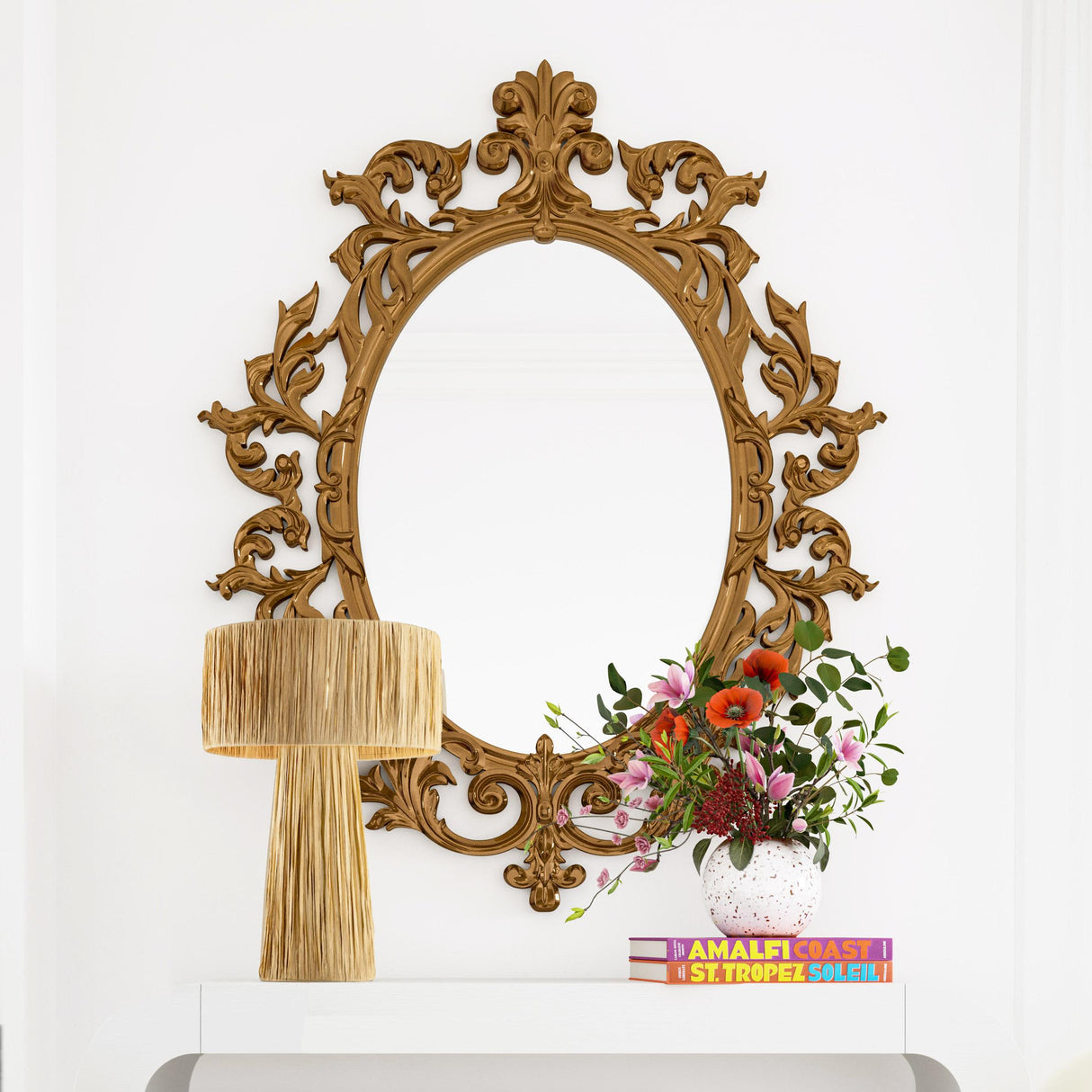 Shelby Raffia Table Lamp by TOV Furniture at Eve Furniture