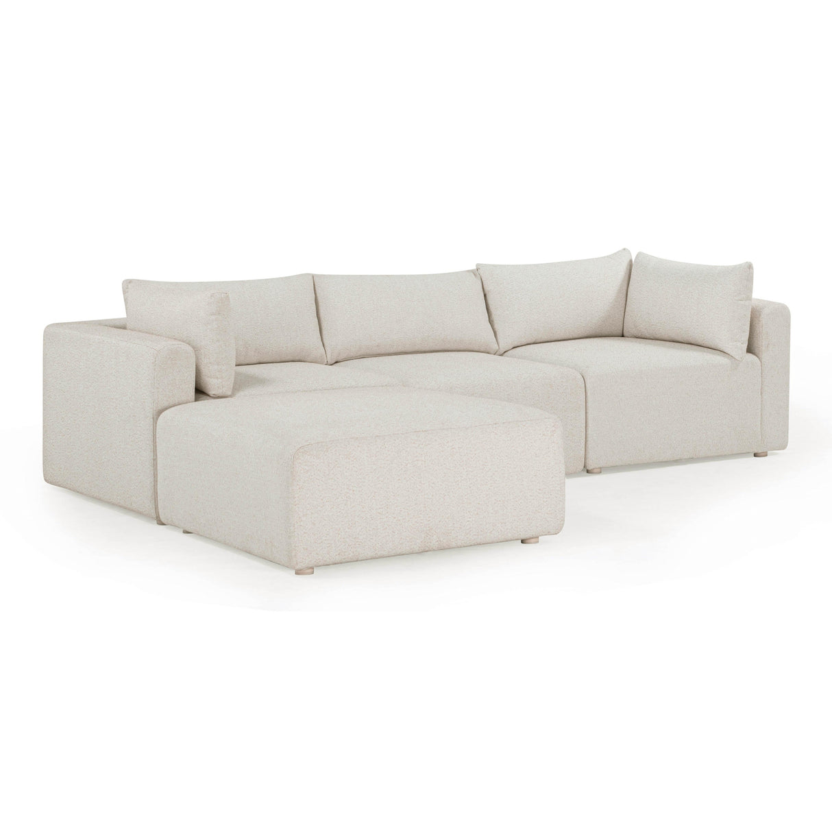 Hangover Cream Outdoor Modular Sectional by TOV Furniture at Eve Furniture
