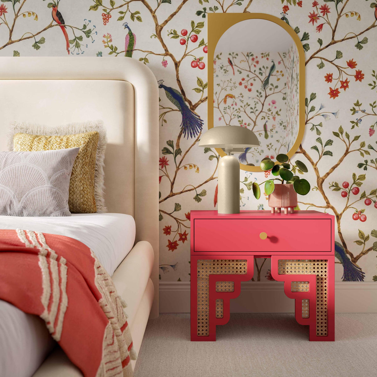 Sammi Taupe Table Lamp by TOV Furniture at Eve Furniture