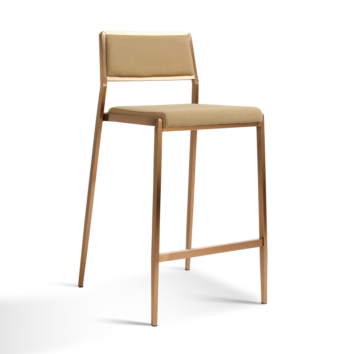 Gale Tan Basketweave Stackable Stool - Set of 2 by TOV Furniture at Eve Furniture