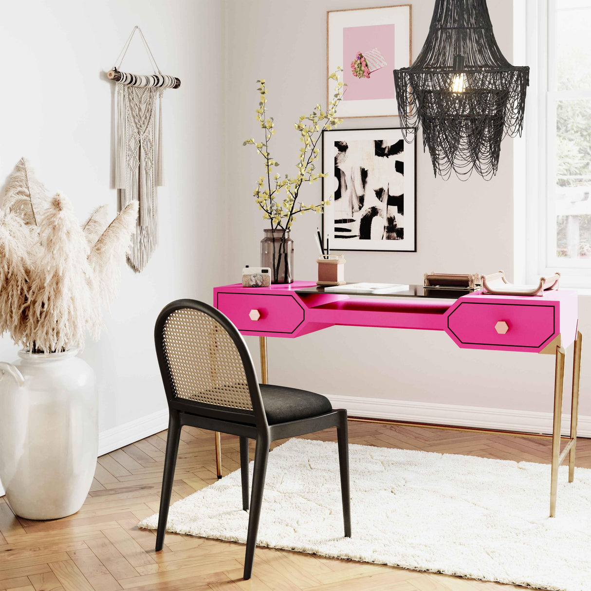 Raipur Black Pendant by TOV Furniture at Eve Furniture