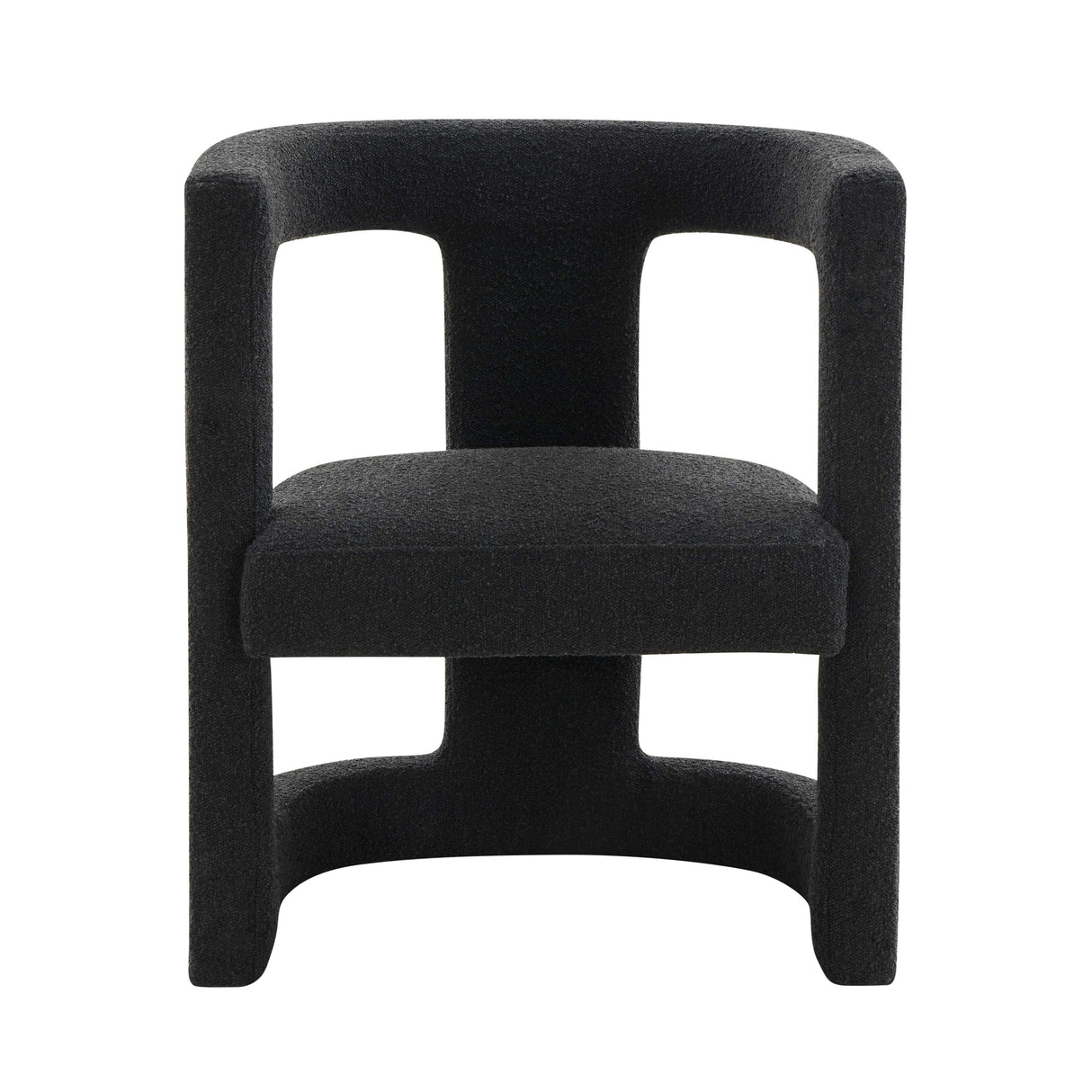 Ada Black Boucle Chair by TOV Furniture at Eve Furniture